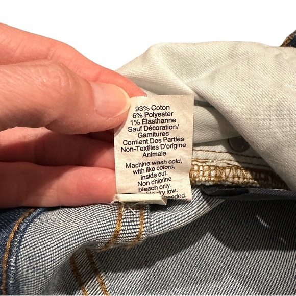 Women’s Madewell Cali Demi-Boot Denim Blue Jeans Chewed Hem Edition Size 27 - Picture 9 of 11